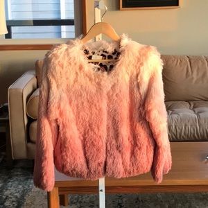 Outrageously hip faux fur jacket